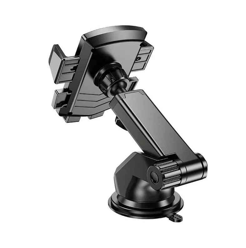 Hoco CA83 Car Phone Holder 4.5–7 Inch | Strong Clamp Dashboard & Windshield Mount