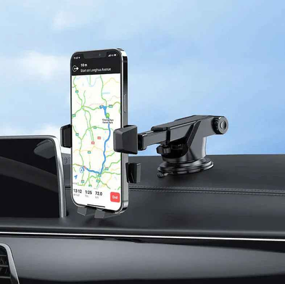 Hoco CA83 Car Phone Holder 4.5–7 Inch | Strong Clamp Dashboard & Windshield Mount