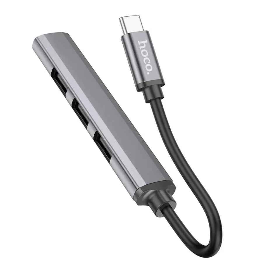Hoco HB26 4 in 1 Type C to USB Hub NZ