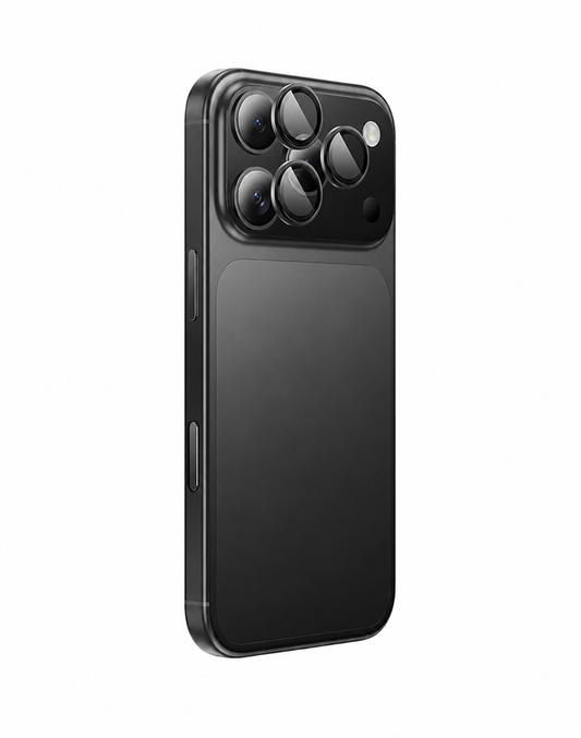 Hoco iPhone 17 Pro Max Ultra HD Camera CSG Anti Glare Lens Protector with Metallic Ring (V14) - ShopHub