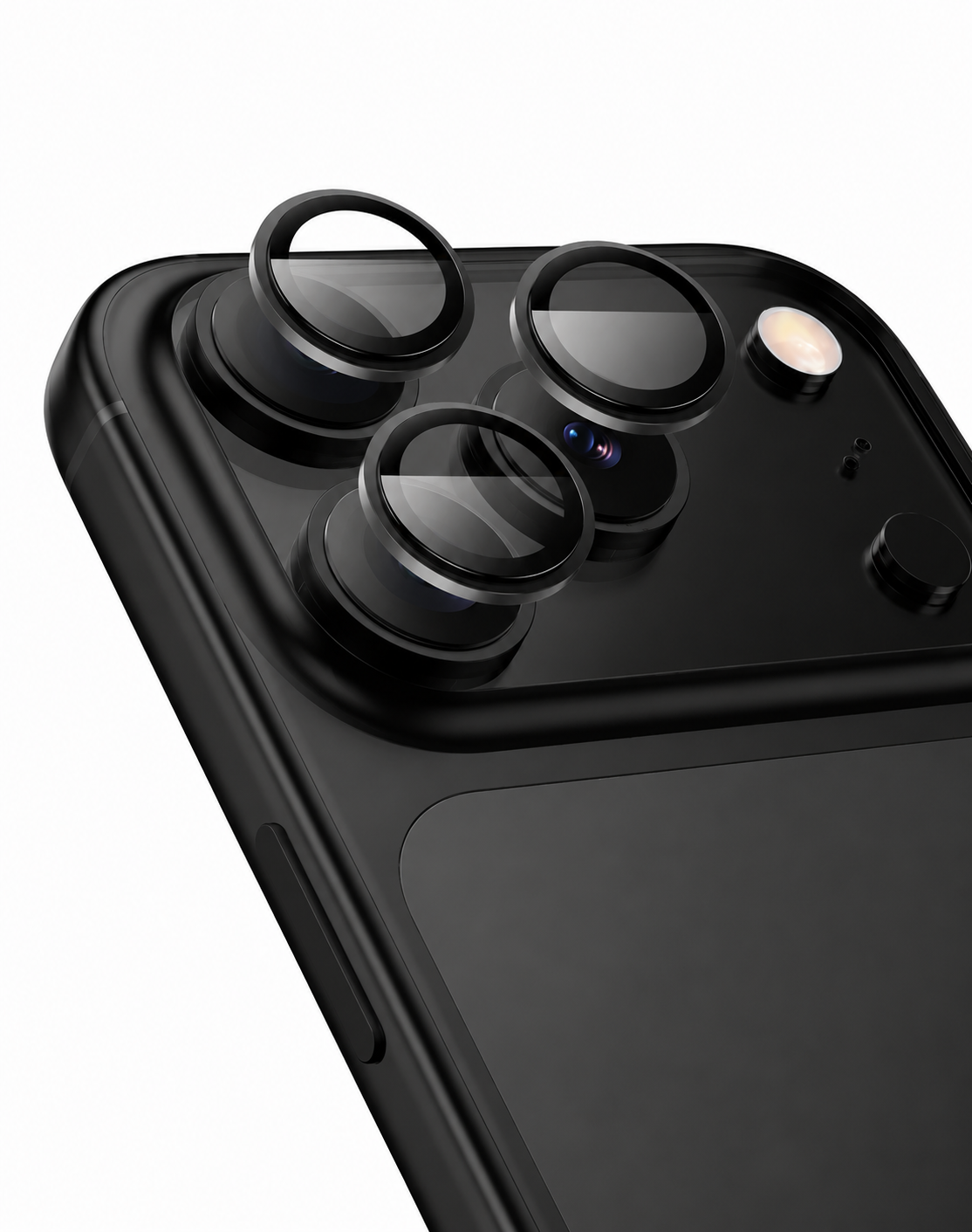Hoco iPhone 17 Pro Max Ultra HD Camera CSG Anti Glare Lens Protector with Metallic Ring (V14) - ShopHub