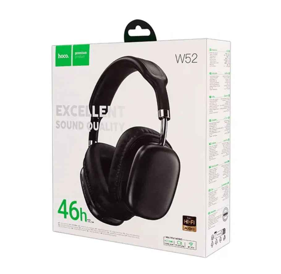 Hoco  W52 Wireless Stereo Headphone – Bluetooth Headset