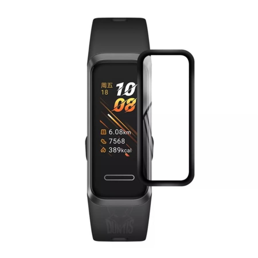 Pack of two Huawei Band 4 screen protectors, protective film for smartwatch display, compatible with Xiaomi Mi 6 model.