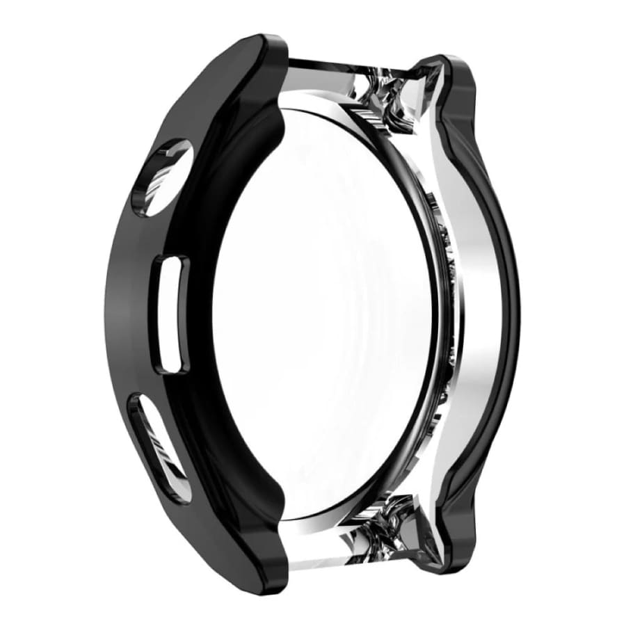 Black protective watch case for Huawei GT 2 Pro, designed to safeguard the watch from scratches and impacts.