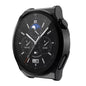 Black Habicare protective watch case for Huawei GT 2 Pro, showing a snug fit around the smartwatch with a sleek design.