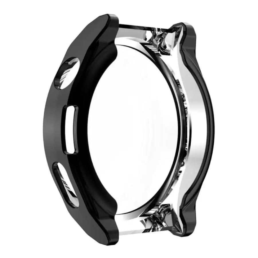 Black Habicare protective case for Huawei GT 2 Pro smartwatch, designed to safeguard the watch with a snug fit.