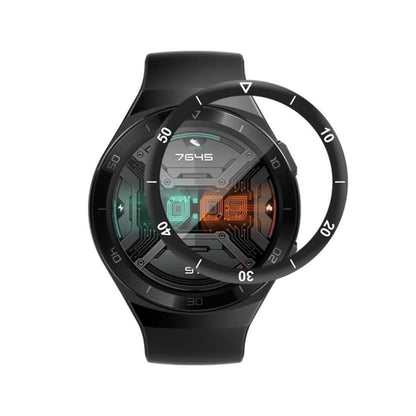 Pair of Huawei GT 2e Sport screen protectors by That Watch Shop, designed to shield the watch display from scratches and damage.