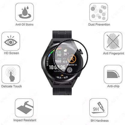 Huawei GT Runner watch screen protector by That Watch Shop, clear protective film fitting the smartwatch screen.