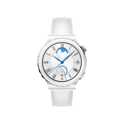 Set of six white hydrogel screen protectors for Huawei GT3 Pro 43mm smartwatch, designed to protect the watch screen.