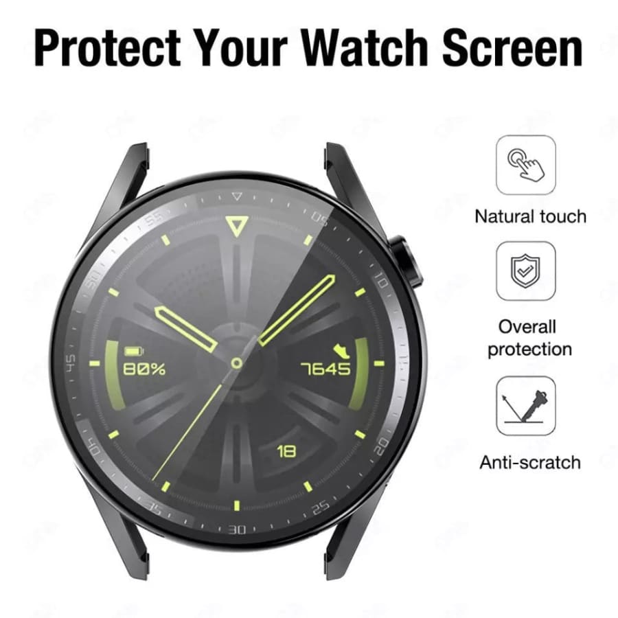 Protective Case for Huawei GT3 Pro (46mm) (Black) That Watch Shop