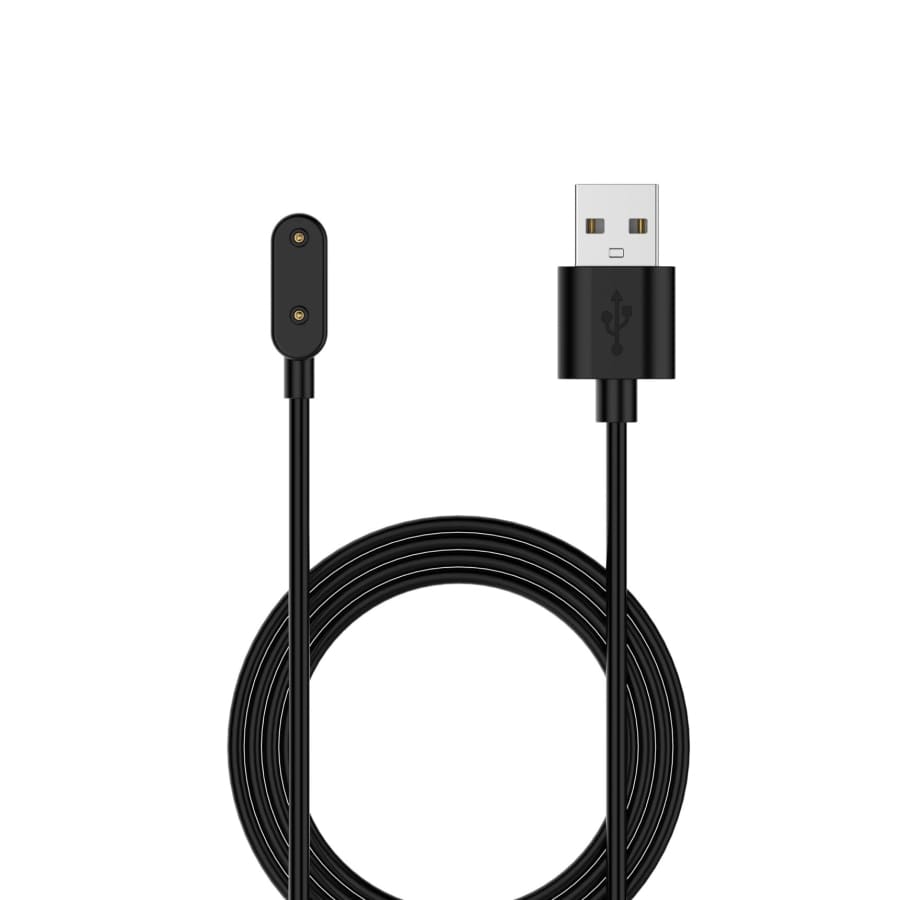 Black USB watch charger for Huawei smartwatches, compact and portable charging accessory from That Watch Shop.