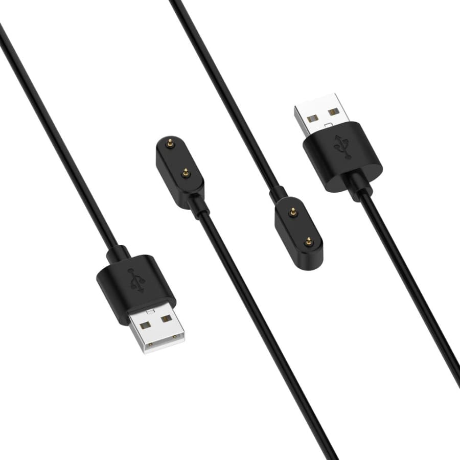 Black USB watch charger for Huawei, compact charger accessory designed for charging Huawei smartwatches.