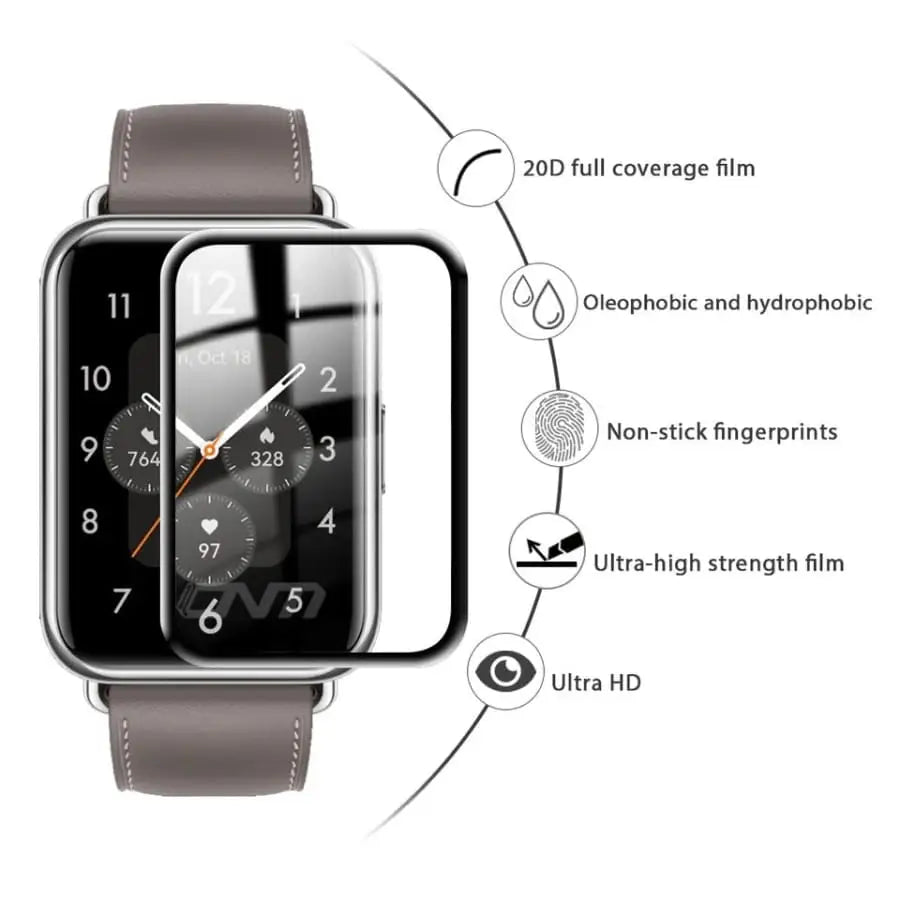 Screen Protectors for Huawei Watch Fit 2 (Pack of 5) Habicare