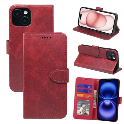 iPhone 16 Pro Wallet Case – Slim Leather Flip Cover with Card Holder
