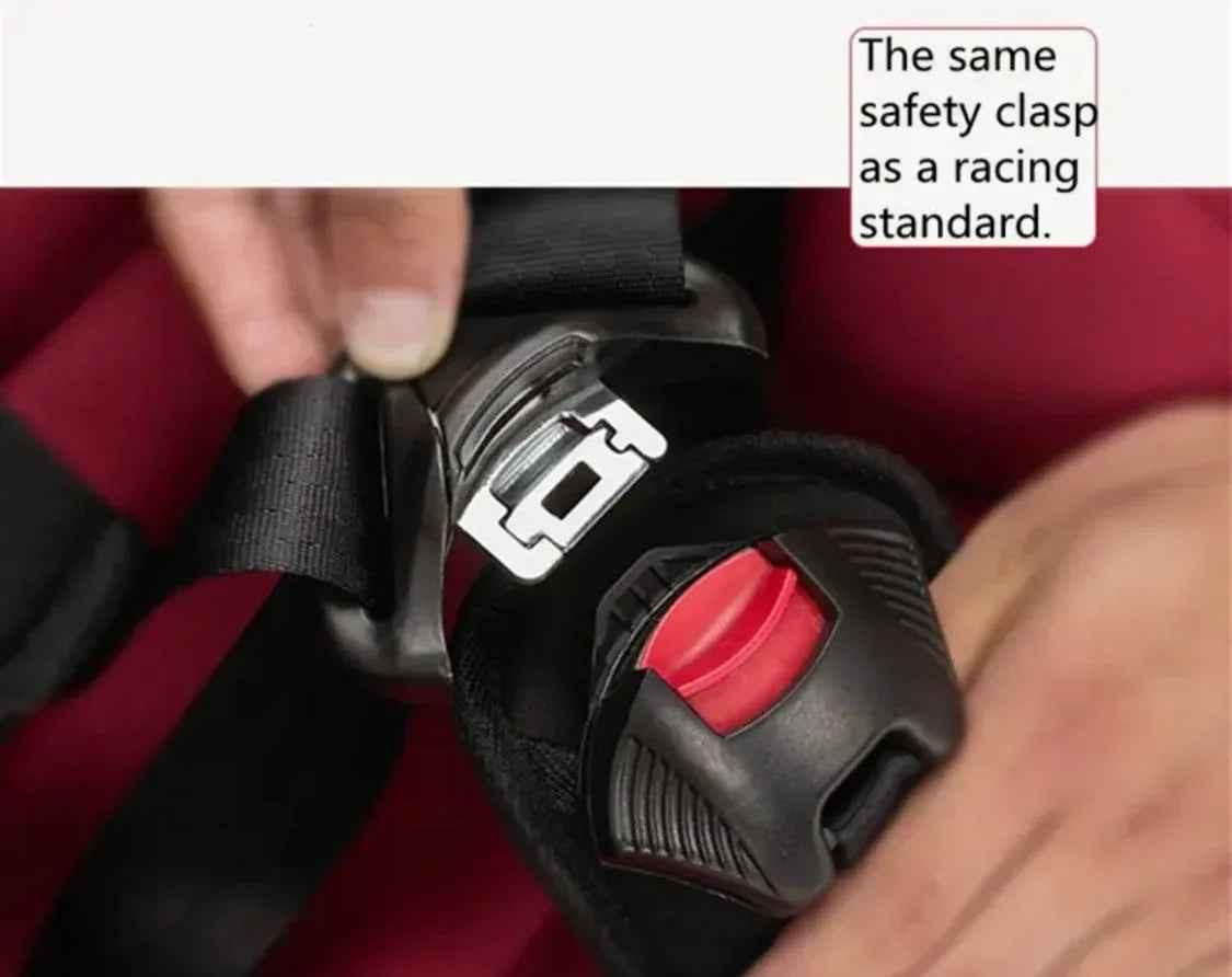 The Racer - Car Seat Booster with Adjustable Headrest
