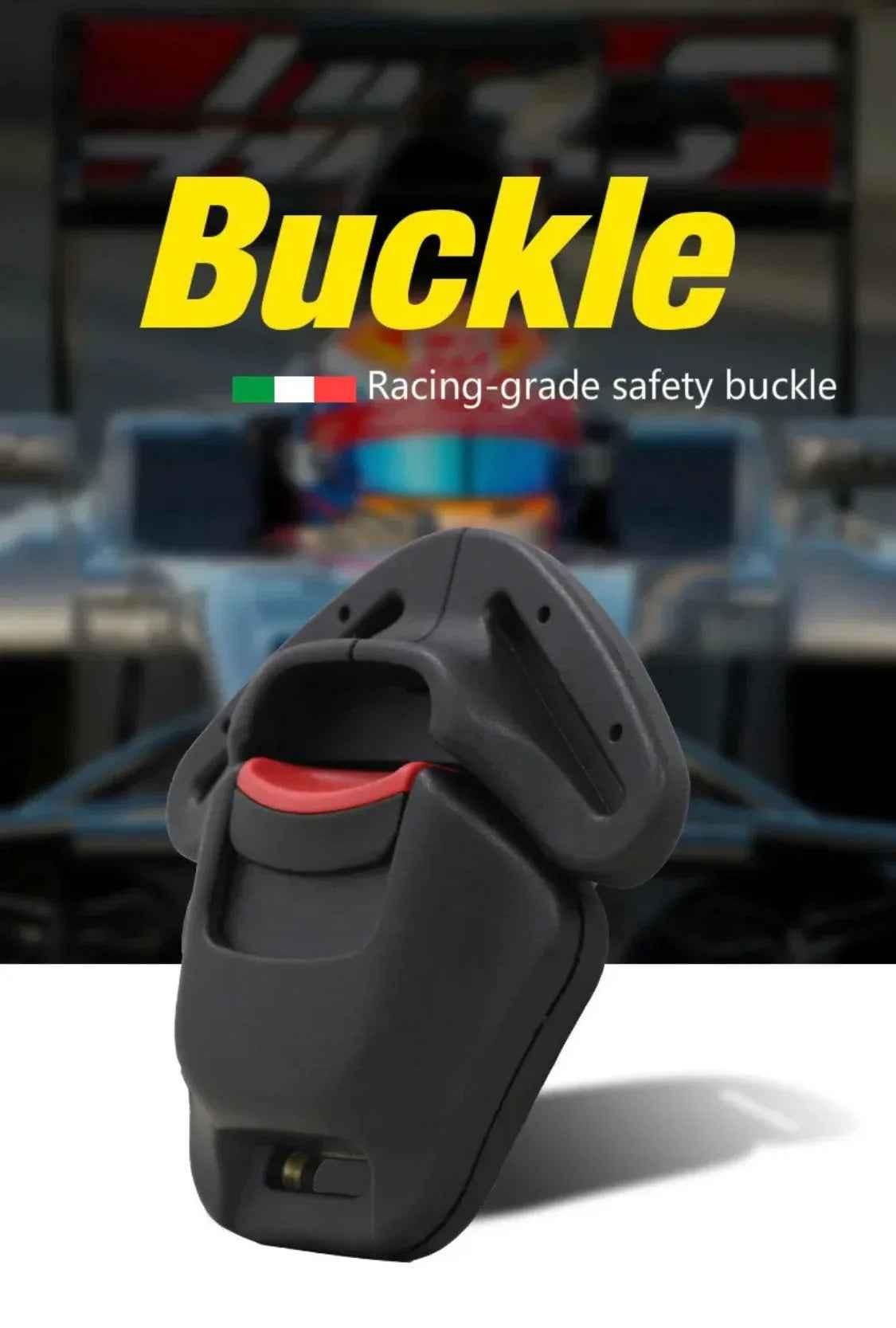 The Racer - Car Seat Booster with Adjustable Headrest