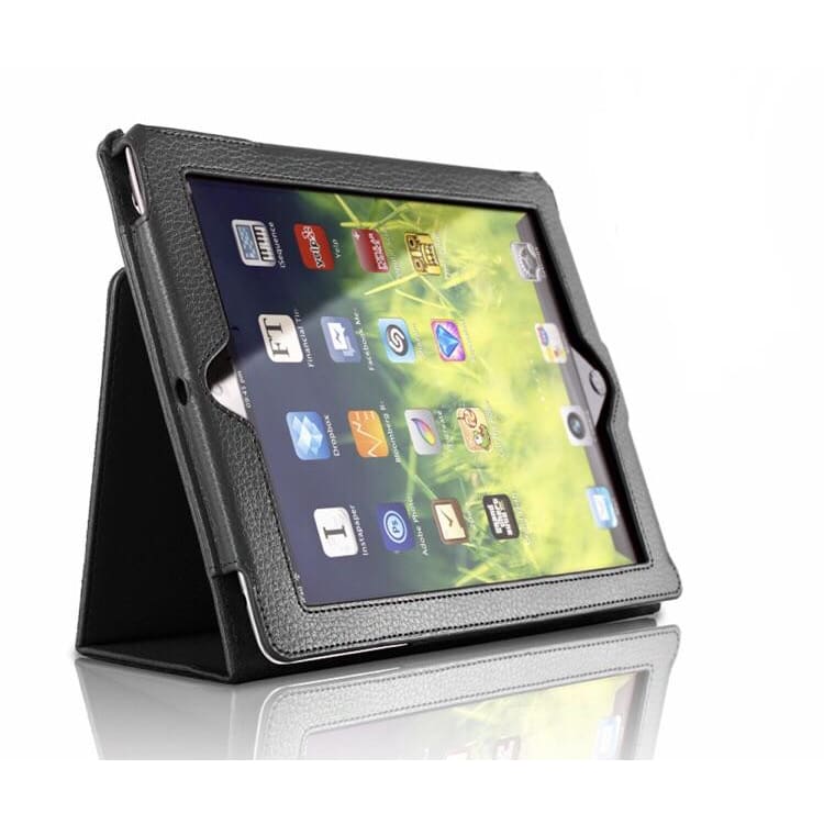 Full-Body Cover for iPad 2, iPad 3, iPad 4 - 9.7” (Black Synthetic) 9eight5