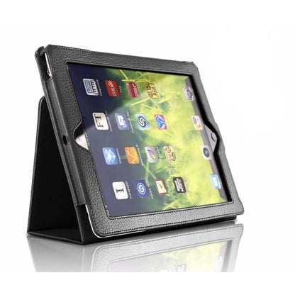 Full-Body Cover for iPad 2, iPad 3, iPad 4 - 9.7” (Black Synthetic) 9eight5