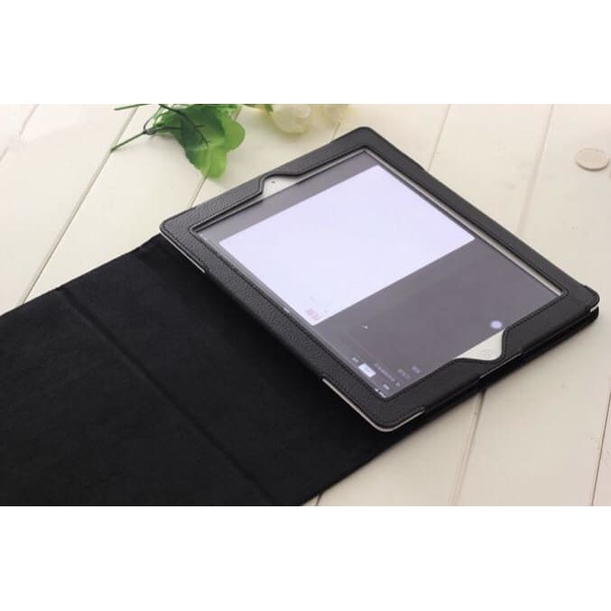 Full-Body Cover for iPad 2, iPad 3, iPad 4 - 9.7” (Black Synthetic) 9eight5