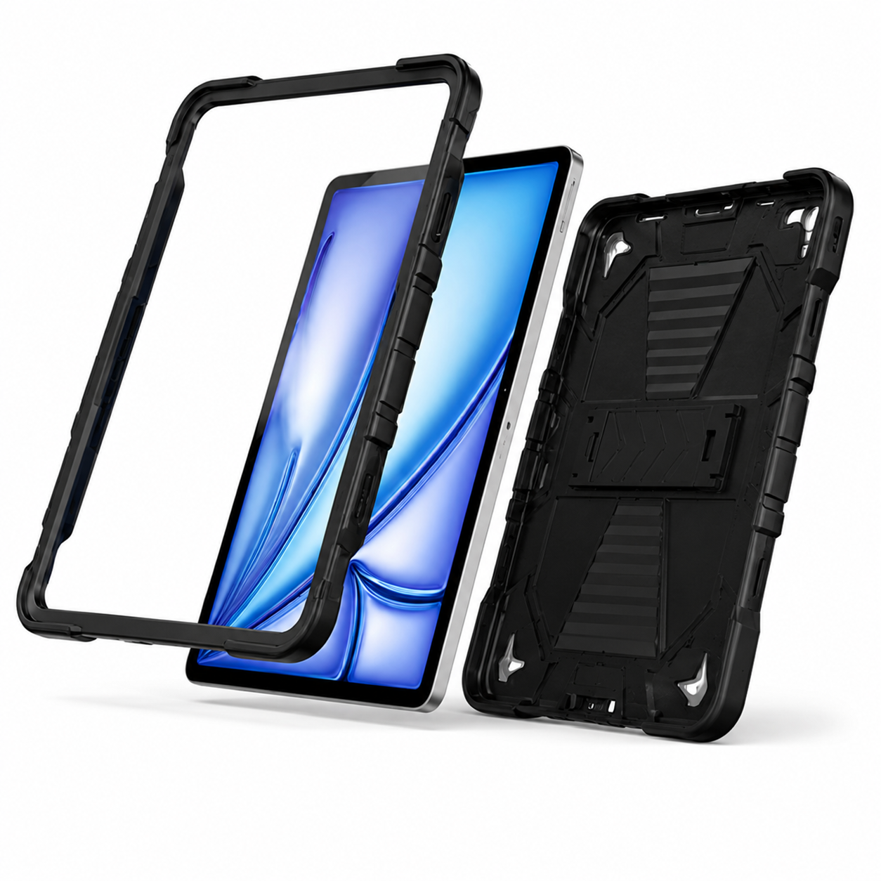 iPad Air 5th Generation (10.9 Inch) Rugged Shockproof Case with Kickstand - ShopHub