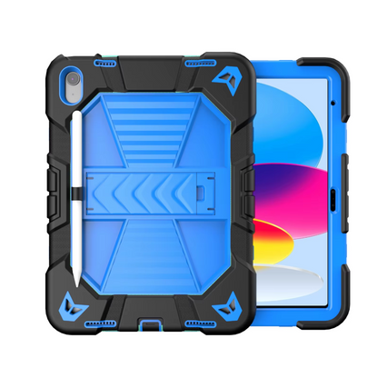 Apple iPad Air 11-Inch M2 Rugged Shockproof Case with Kickstand (Blue)