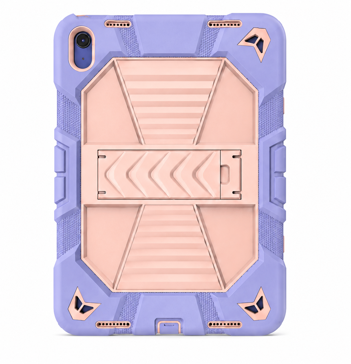 Apple iPad Air 11-Inch (M3) 2025 Rugged Shockproof Case with Kickstand (Pink) - ShopHub