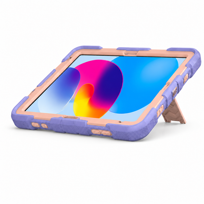 Apple iPad Air 11-Inch M2 Rugged Shockproof Case with Kickstand (Pink) - ShopHub