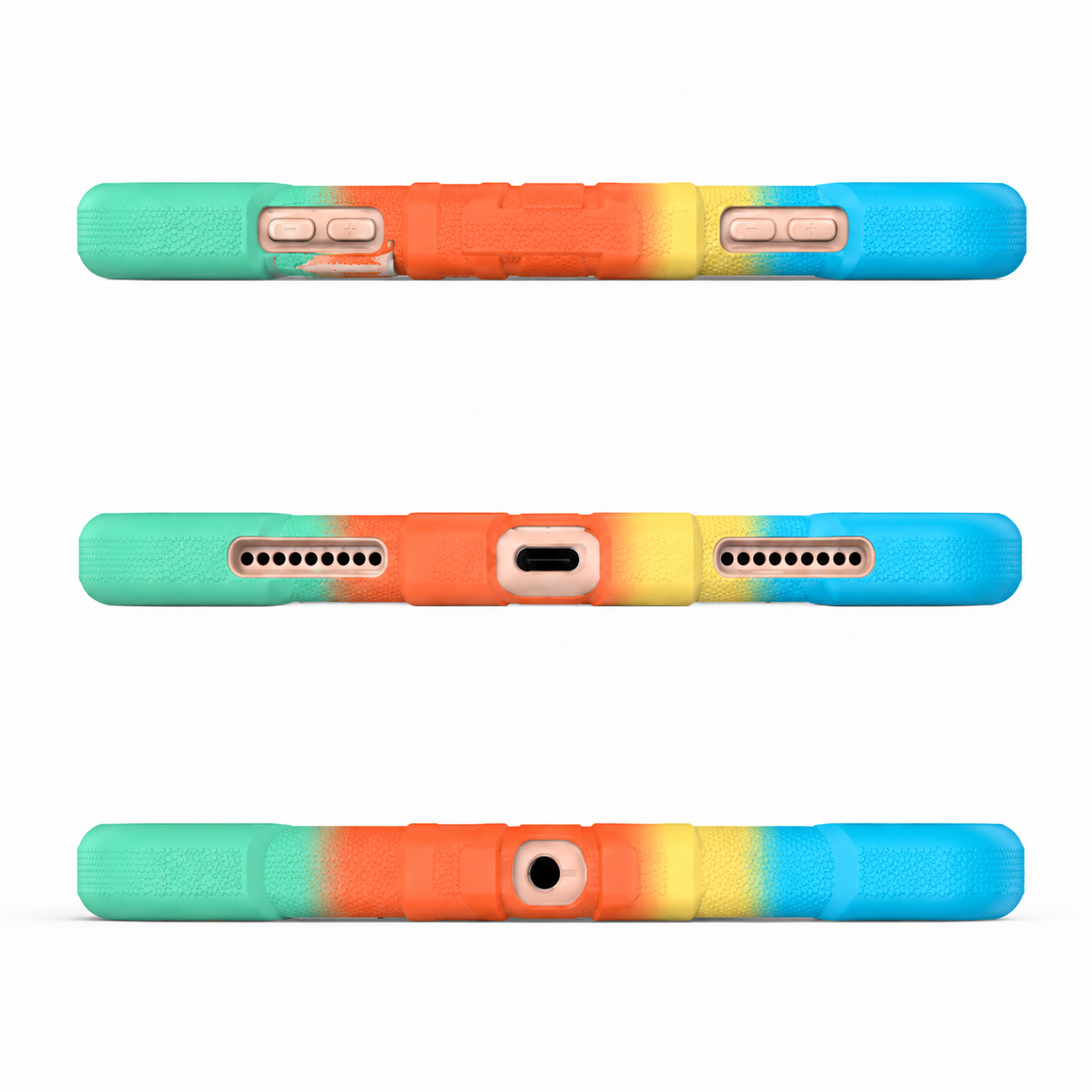 Apple iPad Air 11-Inch (M3) 2025 Rugged Shockproof Case with Kickstand(Rainbow) - ShopHub