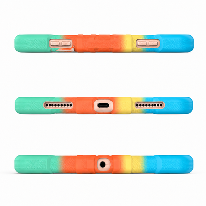 Apple iPad Air 11-Inch (M3) 2025 Rugged Shockproof Case with Kickstand(Rainbow) - ShopHub