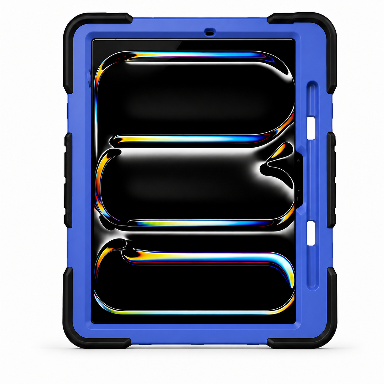 iPad Pro 11-Inch (M5) 2025 Rugged Shockproof Case with Kickstand (Blue) - ShopHub