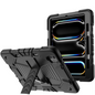 iPad Pro 13-Inch (M4) 2024 Rugged Shockproof Case with Kickstand (Black)