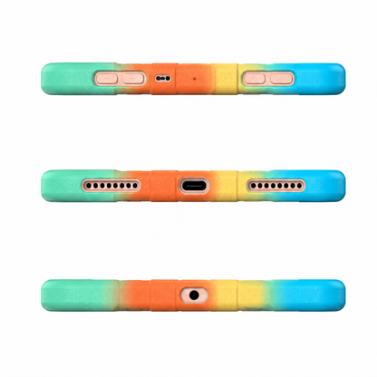 iPad Pro 11-Inch (M5) 2025 Rugged Shockproof Case with Kickstand (Rainbow) - ShopHub