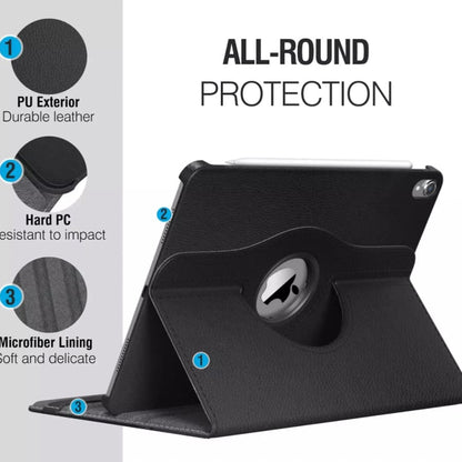 Synthetic Leather Cover for iPad Pro 12.9” - 3rd gen (2018) (Black) 9eight5