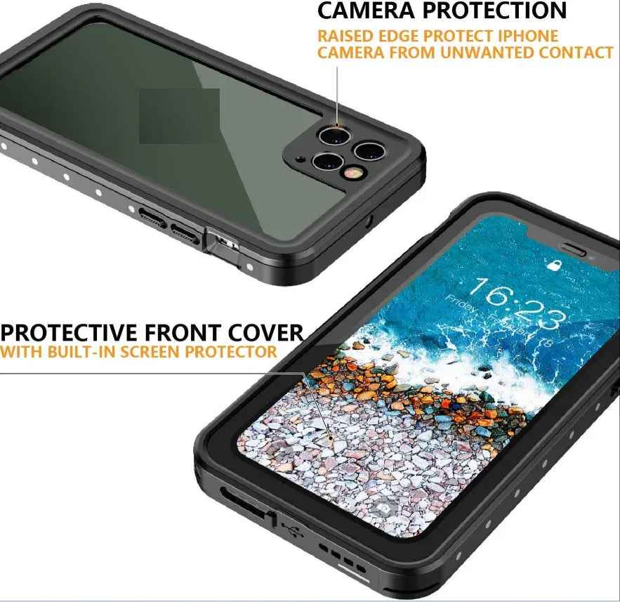 iPhone 11 Pro Max Waterproof Case Redpepper Full Protective Cover
