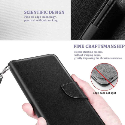 iPhone 15 Wallet Case – Slim Leather Flip Cover