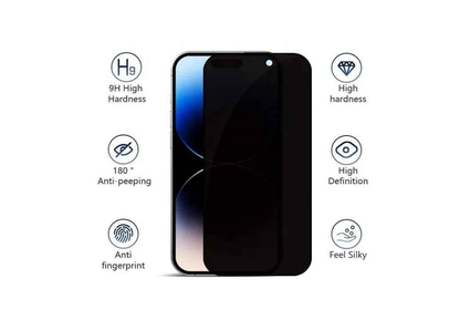 iPhone 13 Pro Privacy Tempered Glass Screen Protector – 9H Anti-Spy