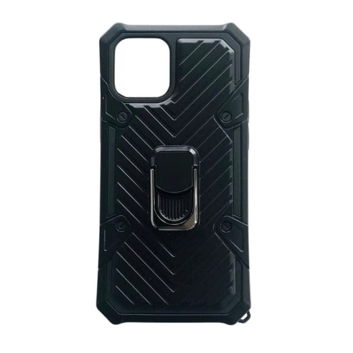 Rugged Armor Case for iPhone 12 Pro Max (6.7”) (Black) 9eight5
