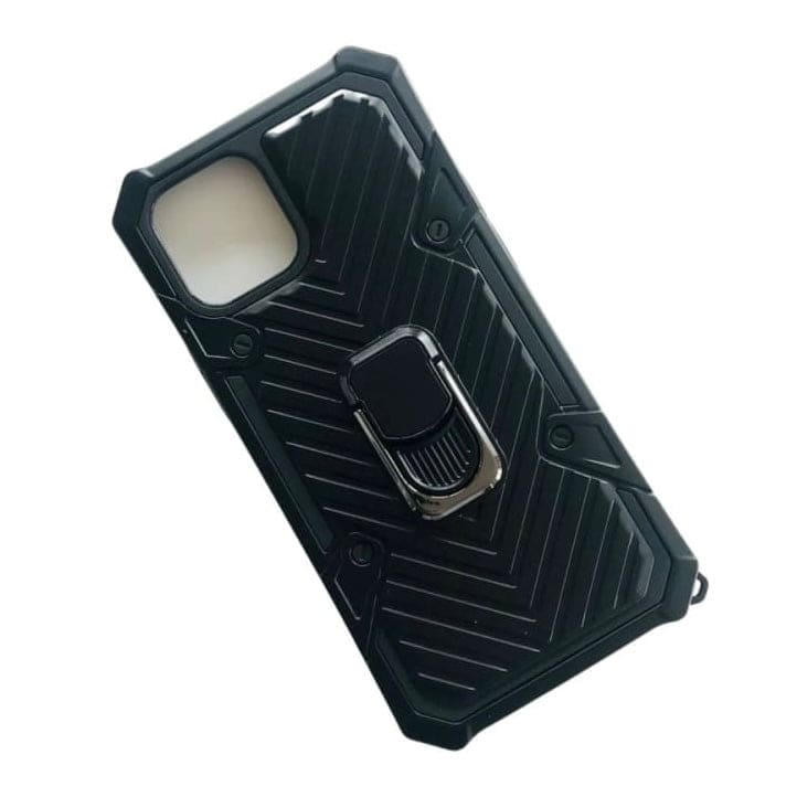 Rugged Armor Case for iPhone 12 Pro Max (6.7”) (Black) 9eight5