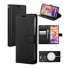 iPhone 12 Pro Max Flip PU Leather Wallet Case (Black)
