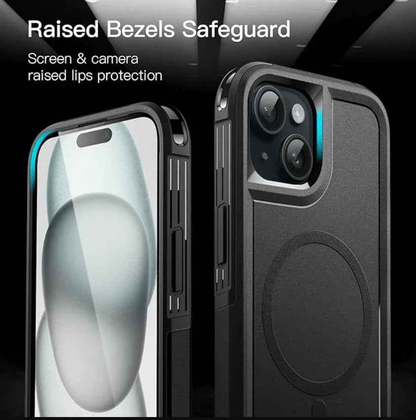 iPhone 16 Plus MagSafe Case – Rugged Shockproof Heavy Duty Cover