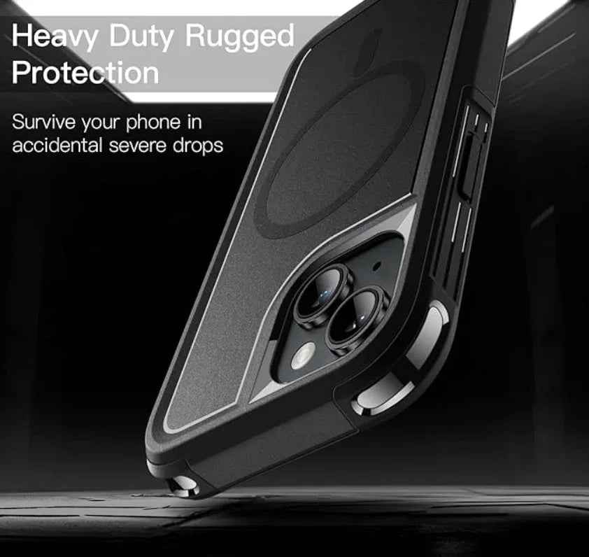 iPhone 16 Plus MagSafe Case – Rugged Shockproof Heavy Duty Cover