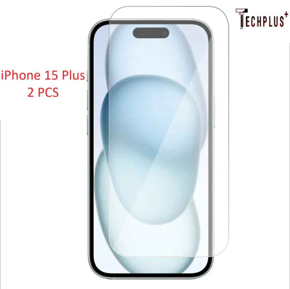 iPhone 15 Plus Glass Screen Protector (2 pack)