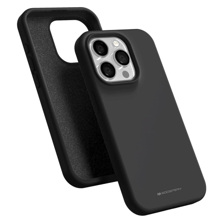 Goospery Case for iPhone 15 Pro (6.1”) (Black) 9eight5