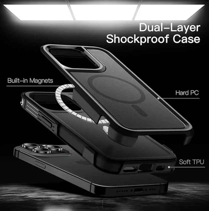 iPhone 15 Pro MagSafe Case – Rugged Shockproof Heavy Duty Cover