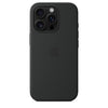 Black Silicone Case for iPhone 16 Pro (6.1”)