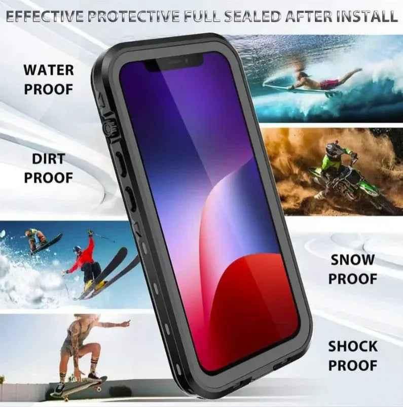 Waterproof & Shockproof Case for iPhone 16 Pro Max – Clear Protective Cover