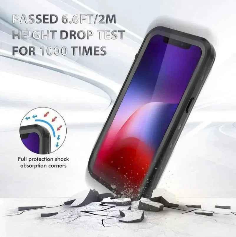 Waterproof & Shockproof Case for iPhone 16 Pro Max – Clear Protective Cover
