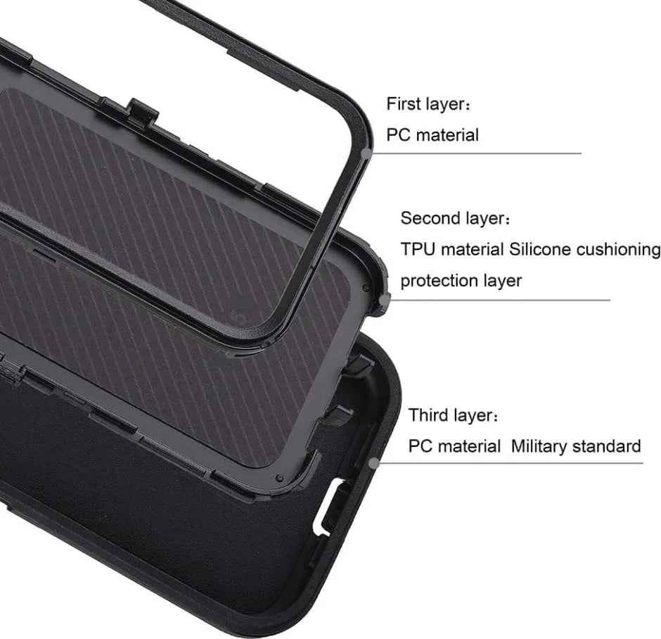 IPhone 17 Triple Layer Armor Hard Case