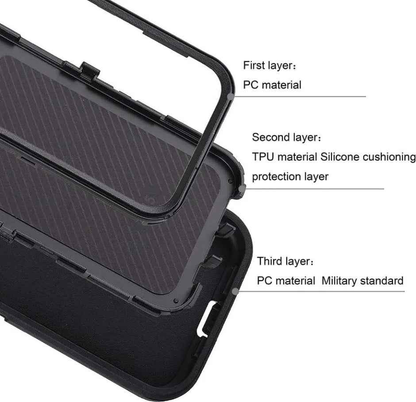 IPhone 17 Triple Layer Armor Hard Case