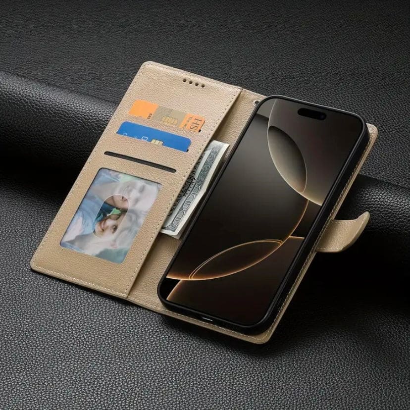 9eight5 flip phone case for iPhone 16e (6.1”), available in three colors, featuring a protective design with a sleek finish.